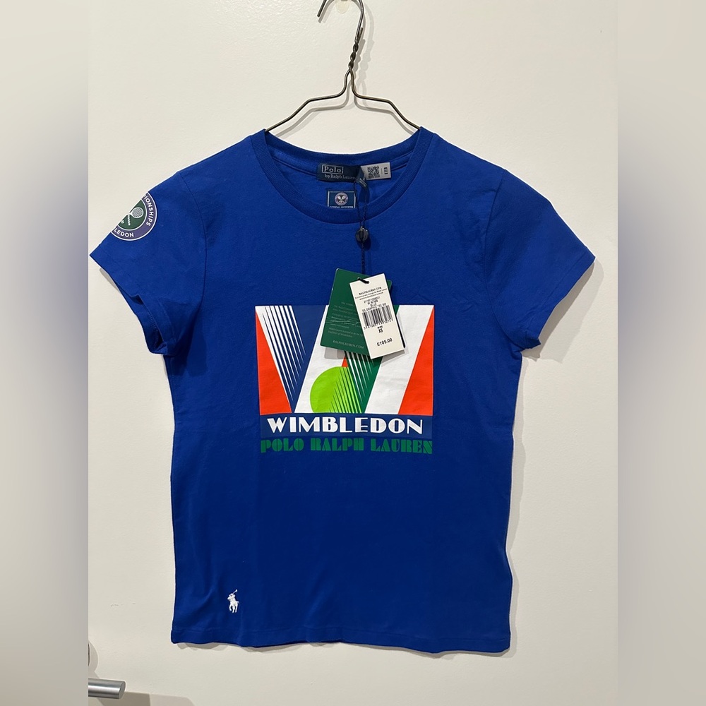 Polo Ralph Lauren Wimbledon Womens Slim Fit Short Sleeve T-shirt NWT